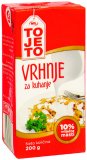 Vrhnje za kuhanje 10% m.m. ToJeTo, 200 g