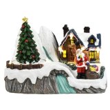 Božićne lampice LED božićno selo 16,5 x 11 x 12 cm