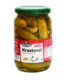 Kiseli krastavci 3-6 cm Zorela, ocijeđena masa: 350 g