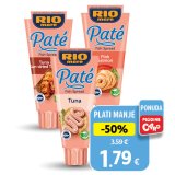 Pašteta u tubi, odabrane vrste Rio Mare 100 g