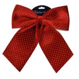 Božićni ukras mašna 29x34 cm, točkice crvena 1 kom.