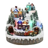 Božićne lampice LED božićni grad 22x22x22 cm