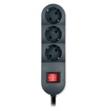 Prenosiva utičnica 3-struka 1,5 m sa prekidačem, antracit 1 kom.