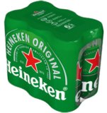 Pivo Heineken 6 x 0,5 L