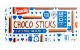 Sondey Čokoladni štapići 150 g
