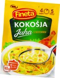 Juha kokošja, goveđa, povrtna bistra s tjesteninom Fineta, 65 g