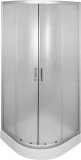 Tuš kabina Aquaart Pulse polukružna s kadom 80x80x198 cm
