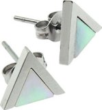 Naušnice od kirurškog čelika trokutići noerror