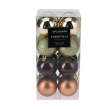 Kugla božićna 5 cm, 16 kom 1 kom