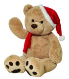 Veliki plišani medo Santa