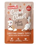CUPID&COMET Christmas Dinner Topper, piletina i puretina, za pse, 85g