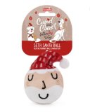 CUPID&COMET Igračka za pse Blagdanska loptica Santa, guma, 6,5x10cm