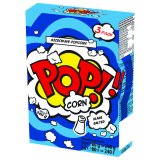 Kokice za mikrovalnu slane* POP!!!, 240 g (3 x 80 g)