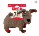 KONG Igračka za pse Holiday PupSqueaks Tucker M, zvučna, 8,26 x 21,59 x 22,86 cm