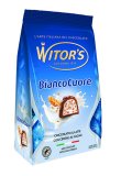 Praline od mliječne čokolade s žitaricama, s kremom od lješnjaka, od tamne čokolade punjene kremom kakaa* Witors, 125 g