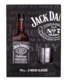 Jack Daniels Whiskey + 2 čaše 0.7 l