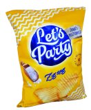 Čips rebrasti slani Let's Party 150 g