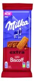 Čokolada cijeli lješnjak, alpska, lotus biscoff Milka, 190 g