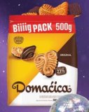 DOMAĆICA Keksi preliveni čokoladom XXL 500 g