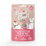 CUPID&COMET Feline Festive PicknMix, poslastice za mačke/Turkey Carrot Sticks, poslastica za pse, 100g