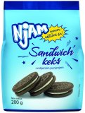 Kakaov keks s mliječnim punjenjem Njam, 200 g