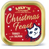 LILY'S KITCHEN Christmas Pate, s puretinom i lososom, 85 g