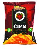 Čips slani, paprika Hrusk, 40 g