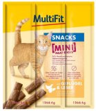 MULTIFIT MINI MEAT STICKS poslastica za mačke, piletina i jetra, 3x6 g