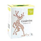 Graševina, bijelo kvalitetno vino Ilok 5 l