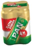 Pan PIVO lager, zlatni 4x0,5 l