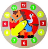 Sat brojevi drvo 1 kom