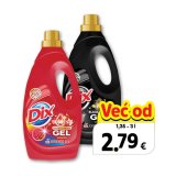 Tekući deterdžent za rublje, odabrane vrste Dix 1,35-3 l
