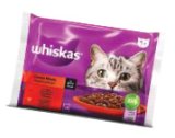 Whiskas POTPUNA HRANA ZA MAČKE 1+ klasični izbor 4x85 g