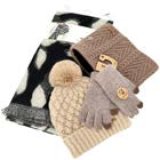 ŽENSKE RUKAVICE, KAPA ILI ŠAL razni dezeni 1 kom