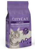 CITYCAT Lavander, grudajući mineralni pijesak za mačke, mirisni, 10l