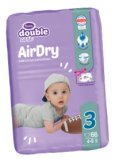 DJEČJE PELENE DOUBLE CARE VIOLETA razne vrste 1 pakiranje