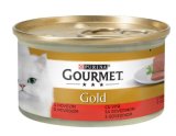 GOURMET Gold mousse, govedina, piletina ili losos, 85g