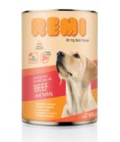 REMI potpuna hrana za pse s govedinom i puretinom, govedina i puretina ili perad i jetra, 415 g
