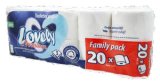 TOALETNI PAPIR LOVELY Soft 3 sloja i 200 listića u roli 20 rola u pakiranju