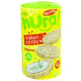 Rižini krekeri slani, sezam, kukuruz Hura natura, 100 g