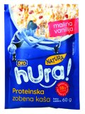 Kaša proteinska zobena malinavanilija, čokolada Hura Natura, 60 g