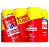 Pivo 5% alk.* Karlovačko, 3 l (6 x 0,5 l)