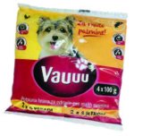 Vauuu POTPUNA HRANA ZA PSE perad/jetra 2x2x100 g