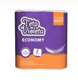 Papirnati ručnici Economy supersoft, dvoslojni Violeta 2/1
