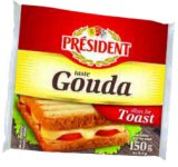 President SIR GOUDA, EMMENTALER listići, 150 g