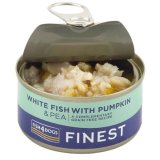 FISH4DOGS Finest, bijela riba s bundevom i graškom, bez žitarica, 85g
