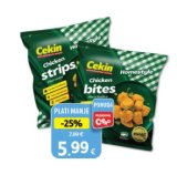 Homestyle chicken bites ili strips Cekin 600 g