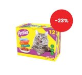 Hrana za mačke, razne vrste Petties 12x100 g