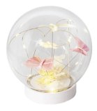 LED kugla staklena, promjer: 15 cm