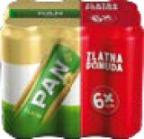 PIVO PAN zlatni ili lager 6 x 0,5 L